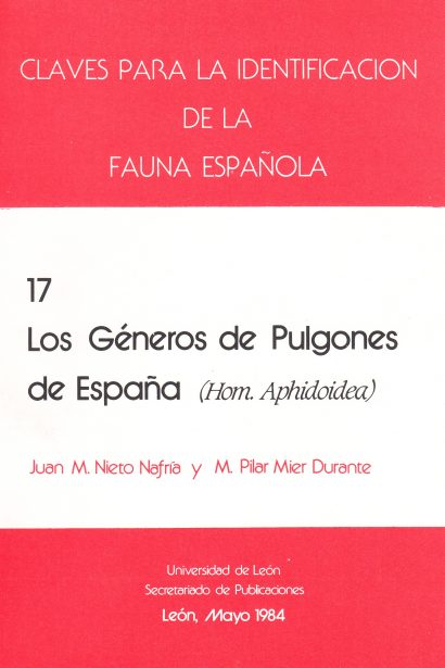 Claves para la identificación de la fauna española. Los géneros de pulgones de España (Hom. Aphidoidea).
