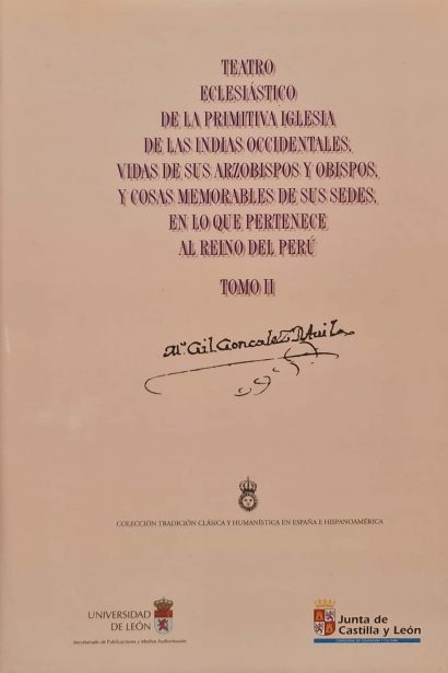 Teatro eclesiástico de la primitiva iglesia de las Indias Occidentales. Tomo II