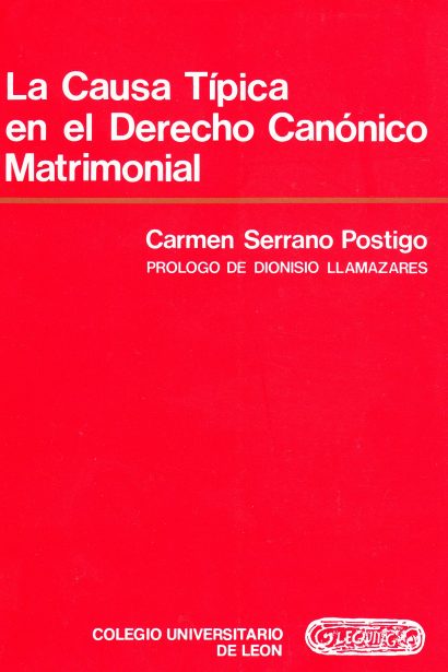La causa típica en el derecho canónico matrimonial