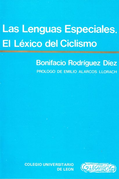 Las lenguas especiales. El léxico del ciclismo
