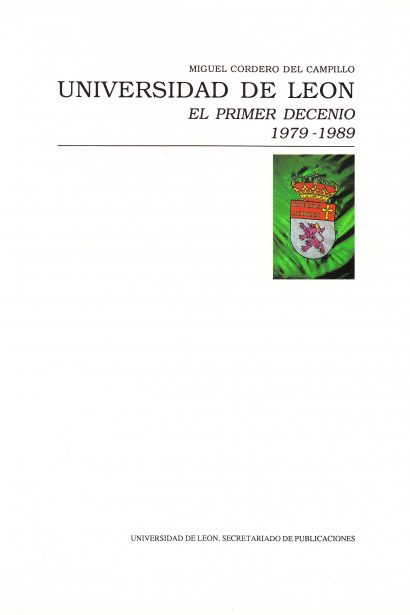 Universidad de León. EL primer decenio. (1979-1989). Pasta Dura y Blanda