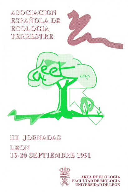 Asociación española de ecología terrestre. III Jornadas de ecología terrestre. León, 16-20 de Septiembre 1991