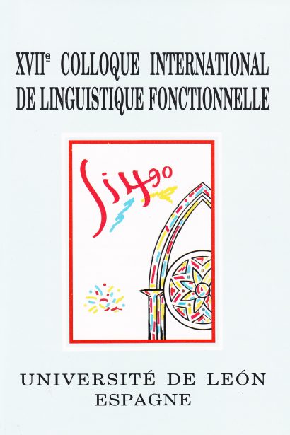 Colloque international de linguistique fonctionnelle XVII
