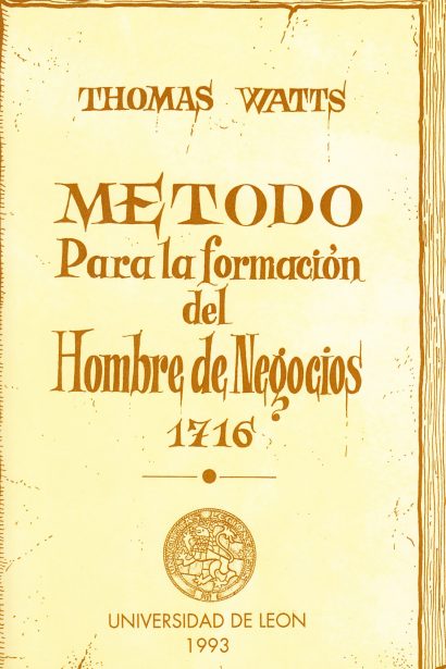 Método para la formación del hombre de negocios. 1716