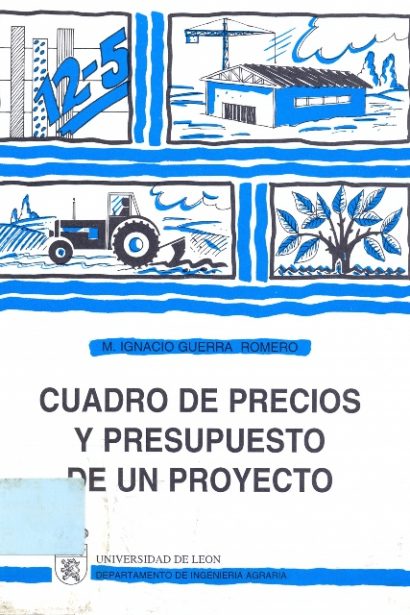 Cuadro de precios y presupuesto de un proyecto
