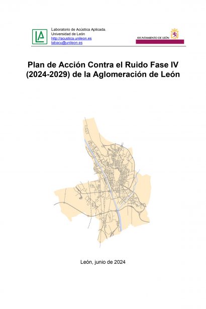 Plan de Acción contra el Ruido Fase IV (2024-2029) de la aglomeración de León